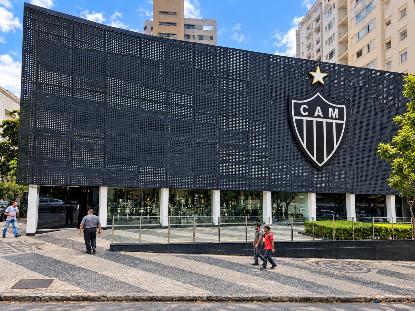 Fachada de Sede Clube Atlético Mineiro